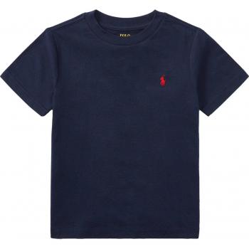 Ralph Lauren Navy Blue Cotton T-Shirt for Boys with Logo