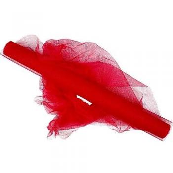 Tule Rosa 50 cm x 5 m - Rollo Decorativo
