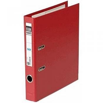 Elba Rado Plast 100022623 - Archivador palanca en PVC, A4, color rojo