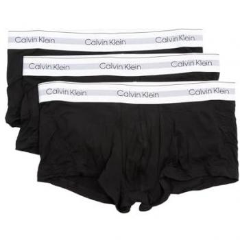 Pack de 3 bóxer Calvin Klein para hombre, color negro, talla M, algodón elástico