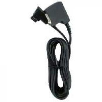 Cable de extensión telefónica Helos TAE F de 4 hilos, 6 m, negro