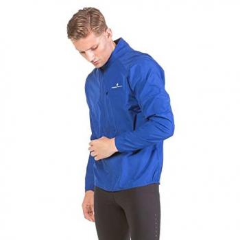 Chaqueta Ronhill Core para Correr Hombres - Azul, DrkCobalt/BrightWhite, Talla M, Cortavientos