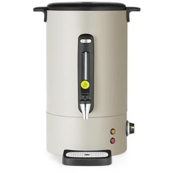 Dispensador de Bebidas Calientes UNIQ 16L - Diseño Elegante, Blanco Roto/Gris Claro, 1650W