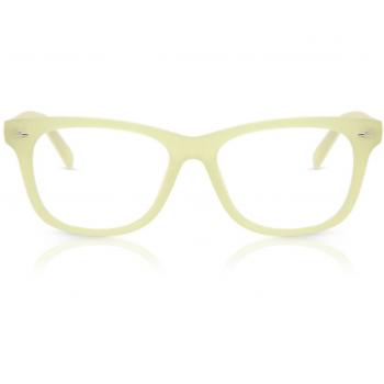 Square Full Rim Plastic Kids' Prescription Glasses Online Green Size 45 - Blue Light Block Available - SmartBuy Kids