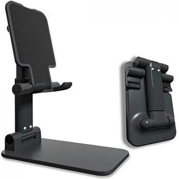 ZHIKE Soporte para teléfono Ajustable, Soporte para Tableta Plegable Soporte para teléfono móvil para Escritorio Compatible con Samsung iPad iPhone Todos los teléfonos Inteligentes