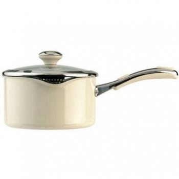 Meyer 12201 - Cazo antiadherente, 20 cm, 2,8 L, color blanco