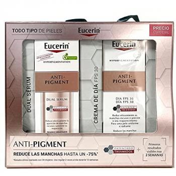 Eucerin Anti-Pigment Dual Sérum 30 ml + Mini Crema de Día 20 ml + Mini Crema de Noche 20 ml