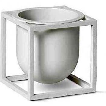 Kubus Flowerpot 10, White