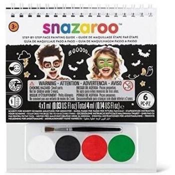 Snazaroo cara dolor Halloween A6 folleto