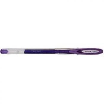 Uni-ball Signo Noble Metal Violeta - Bolígrafo de Gel con Punta de Acero Inoxidable 0.8 mm