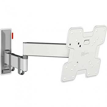 Soporte de pared giratorio hasta 180º para TV de 19' a 43' blanco