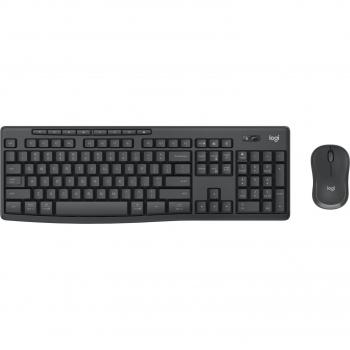Combo Inalámbrico Logitech MK370 para Negocios - Teclado y Ratón Bluetooth QWERTY Grafito