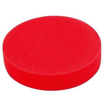 Esponja de pulido autoadherente Silverline 295539 de 180 mm, suave y roja