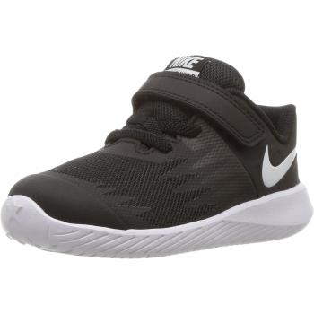 Nike Star Runner (TDV), Zapatillas de Estar por casa Bebé Unisex, Negro (Black/White-Volt 001), 18.5 EU