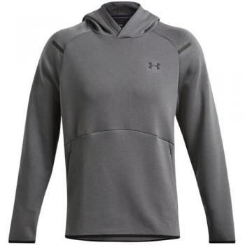 Under Armour Unstoppable Fleece Hoodie - Men's XL Regular, Castlerock/Black