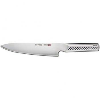 Global UKON Chef's Knife with 20cm Blade, CROMOVA 18 Stainless Steel