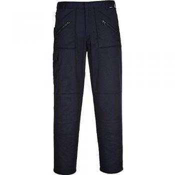 Pantalón de Trabajo Portwest Action Azul Marino 30 Regular con 11 Bolsillos y Refuerzos en Rodillas S887