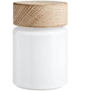 Holmegaard Palet Molinillo de Sal, Vidrio Madera, Blanco