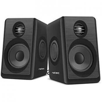 Natec Lynx Computer Speakers 2.0 6W RMS, Black