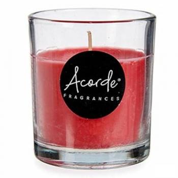 Vela Perfumada Multicolor Frutos Rojos 7 x 7,7 x 7 cm (12 Unidades)