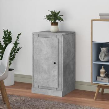 Armario aparador de madera multicapa contrachapada gris hormigón 37,5x35,5x67,5 cm