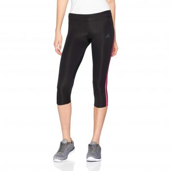 Adidas Response Tight, Mallas de Entrenamiento para Mujer, Negro Black/Real Magenta, 44