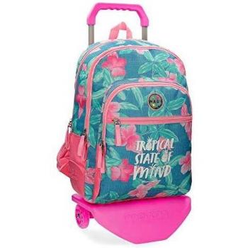Maui and Sons Tropical State Mochila Doble Compartimento con Carro Multicolor 33x44x13,5 cms Poliéster 26.14L