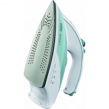 Braun TextStyle TS515 - Plancha de vapor, 2000 W, suela de Eloxal, antigoteo, antical, color turquesa