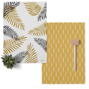 Paño de Cocina Happyfriday Foliage 2 unidades 70x50 cm - Diseño Elegante