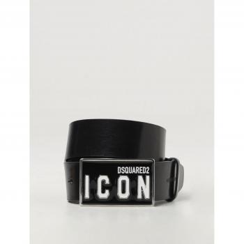 DSQUARED2 Men's Black Belt - Size 100 - Sleek Style