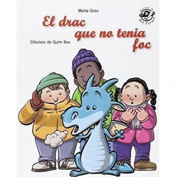 El Drac Que No Tenia Foc: En lletra de PAL i lletra lligada: Llibre infantil per aprendre a llegir en català: 4