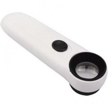 40X Handheld e Magnifier with 2-LED Light - Magnifying Glass