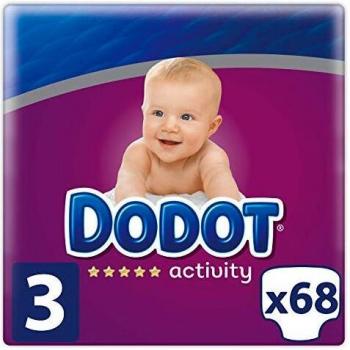 Dodot Activity - Pañales Talla 3, 68 Pañales, 6-10 kg