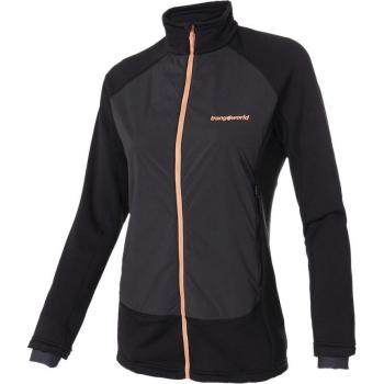 Trangoworld - Chaqueta de mujer Longue Trangoworld, chaqueta para mujer, diseño ligero y transpirable, resistente al agua y al viento, con capucha ajustable, múltiples bolsillos, ideal para actividades al aire libre