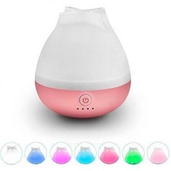 BestFire 2 en 1 vaso 3500mAh banco de la energía y luz colorida de la noche, cargador de batería externo para teléfonos inteligentes, luz nocturna recargable USB para la sala de niños, dormitorio, cuarto de niños, dormitorio, al aire libre