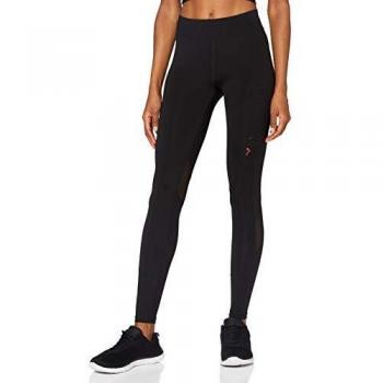 ONLY PLAY Onpperformance Run Tights Leggings, Negro/Impreso: Negro y Rojo, XS para Mujer