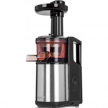 MPM MSO-12M Licuadora de Prensado en Frío para Verduras y Frutas, Exprimidor Baja Velocidad 60 RPM, Slow Juicer con Boca Ancha, Función Inversa,