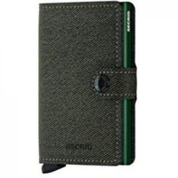 Cartera Miniwallet Twist Verde con RFID y Capacidad para Tarjetas y Billetes