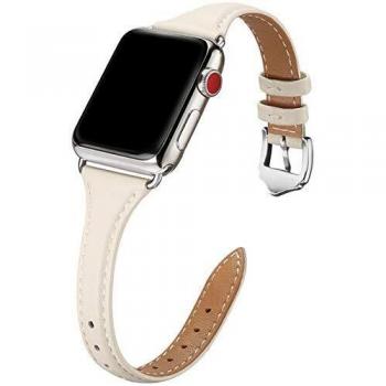 WFEAGL Correa para Correa Apple Watch 38mm 40mm 42mm 44mm, Correa de Repuesto de Cuero Multicolor para iWatch Serie 5 Serie 4/3/2/1