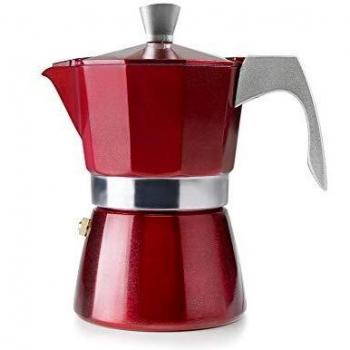 IBILI Cafetera Express Italiana - Aluminio Fundido con asa de baquelita, Filtro de Acero Inoxidable - 12 Tazas