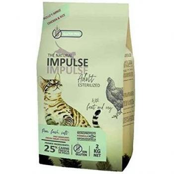 NATURAL IMPULSE Cat STERILIZED Pienso para Gatos Esterilizados - Saco 2 kg