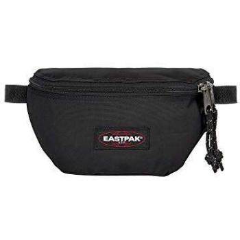 Eastpak Springer Black Waist Bag - Unisex, 2 Litres Capacity