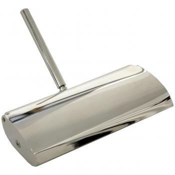 PAME 76421 - Recogemigas de metal, 17 x 15 x 11 cm, color plateado