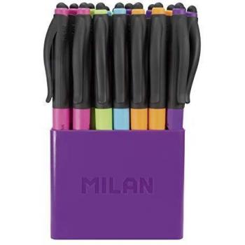 Milan Touch Colours Stylus - Pack de 24 boligrafos