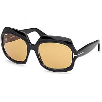 Tom Ford Ren FT1155/S Black Unisex Sunglasses, Size 60 MM