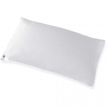 Seasons, Almohada Extrasuave de Fibra para Niños, Antiácaros, Doble Funda, baja altura, 90 cm
