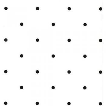 Fabulous World Papel Pared Dots Negro Blanco Empapelado Pintado Tapiz Decorar