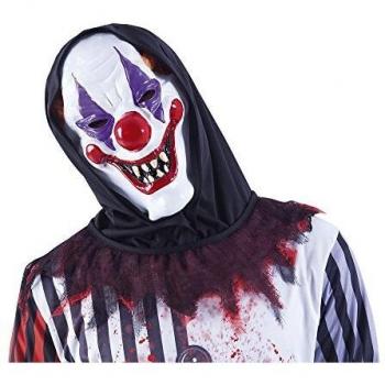Rubies- Mascara payaso loco con capucha, talla única