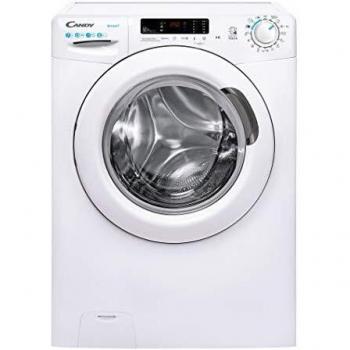Candy Smart CS4 1272DE/1-S, Lavadora 7kg, 1200 rpm, 45 cm prof, 5 programas rápidos, NFC, Blanco