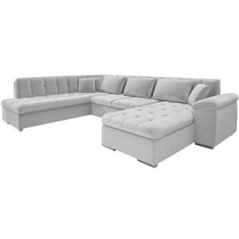 Sofá rinconero Comfivo 170, Función de descanso, Caja de ropa de cama, Dimensiones: 348 x 76 x 205 cm